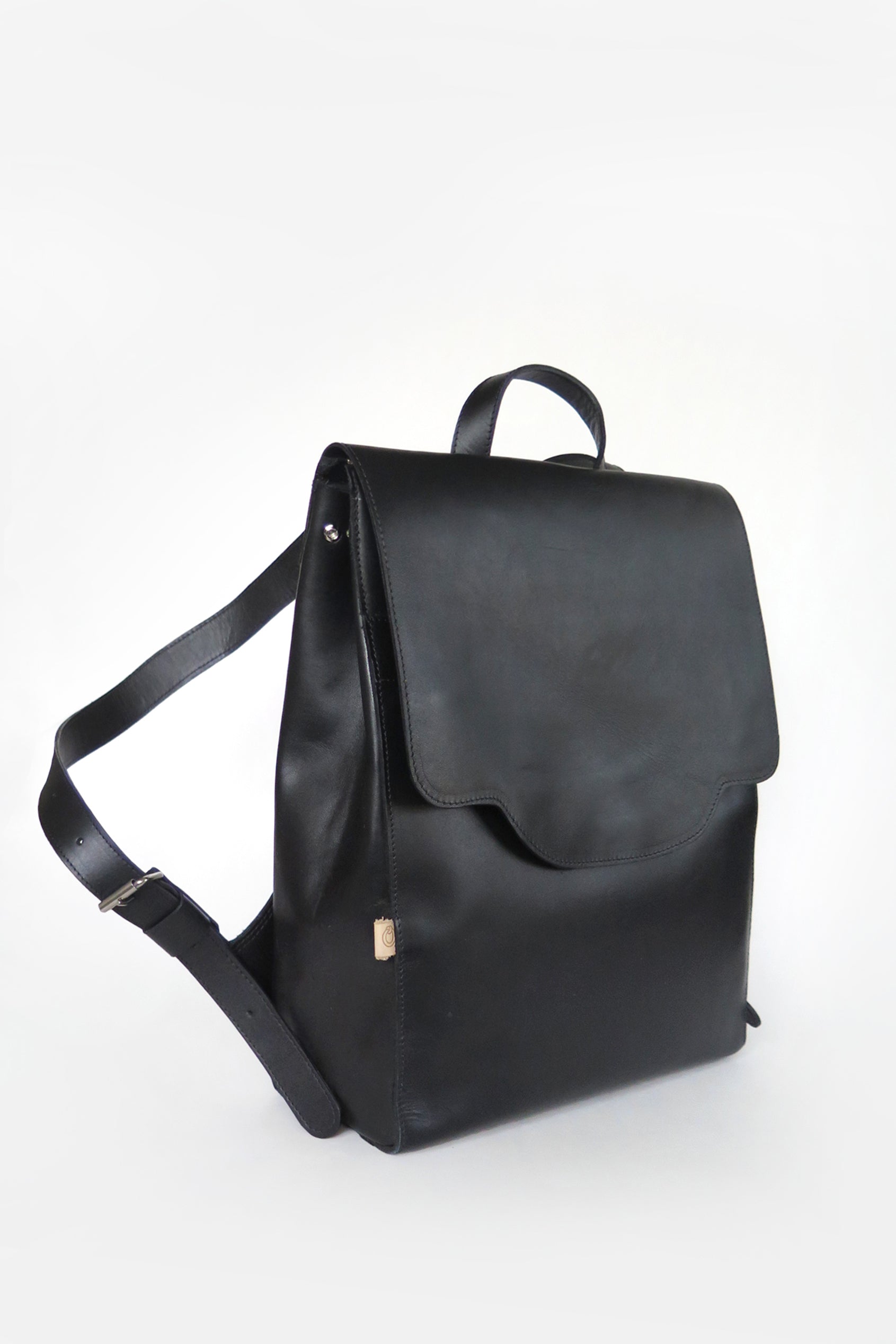 Mochila N.10 - Negro Brillante Grueso