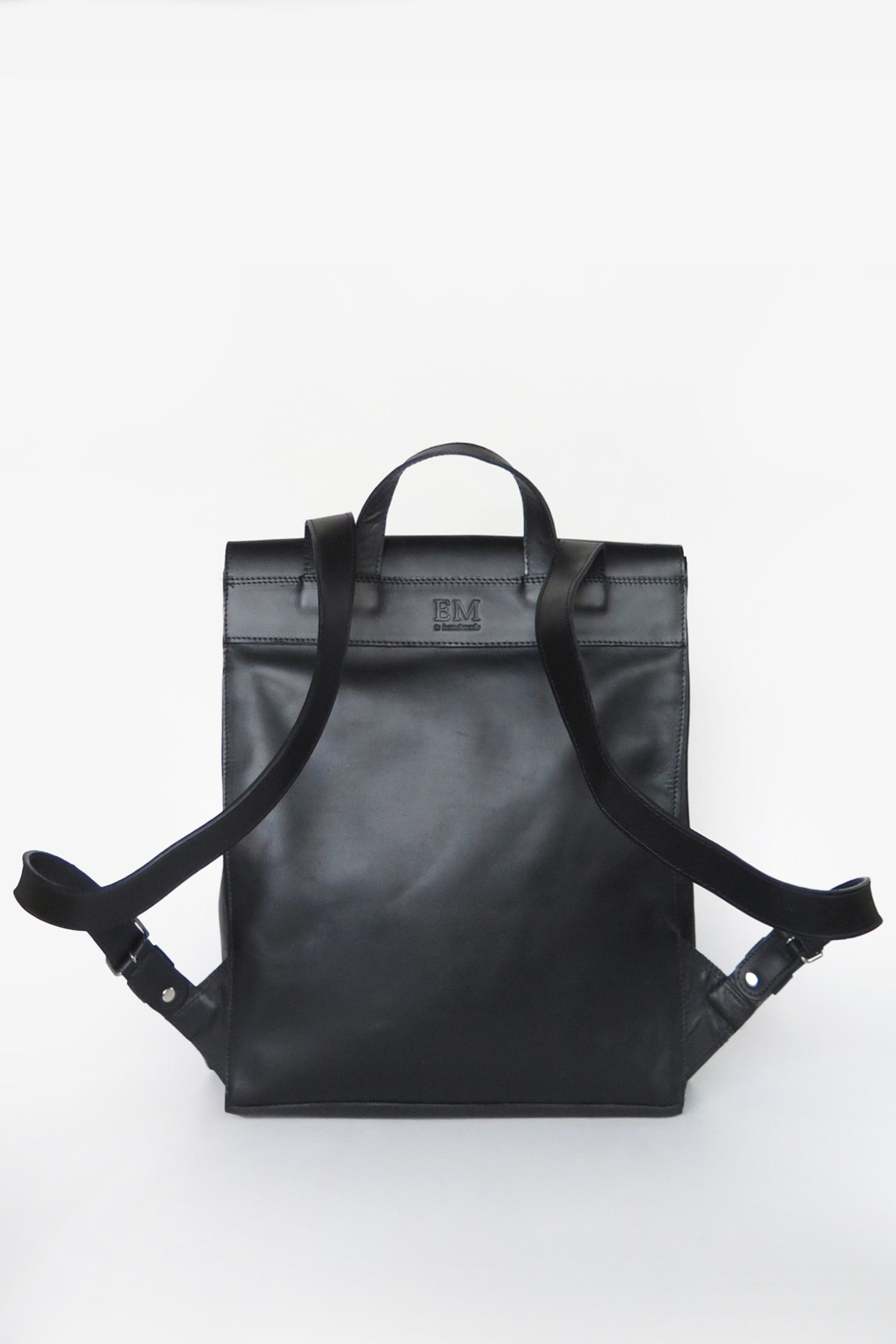 Mochila N.10 - Negro Brillante Grueso