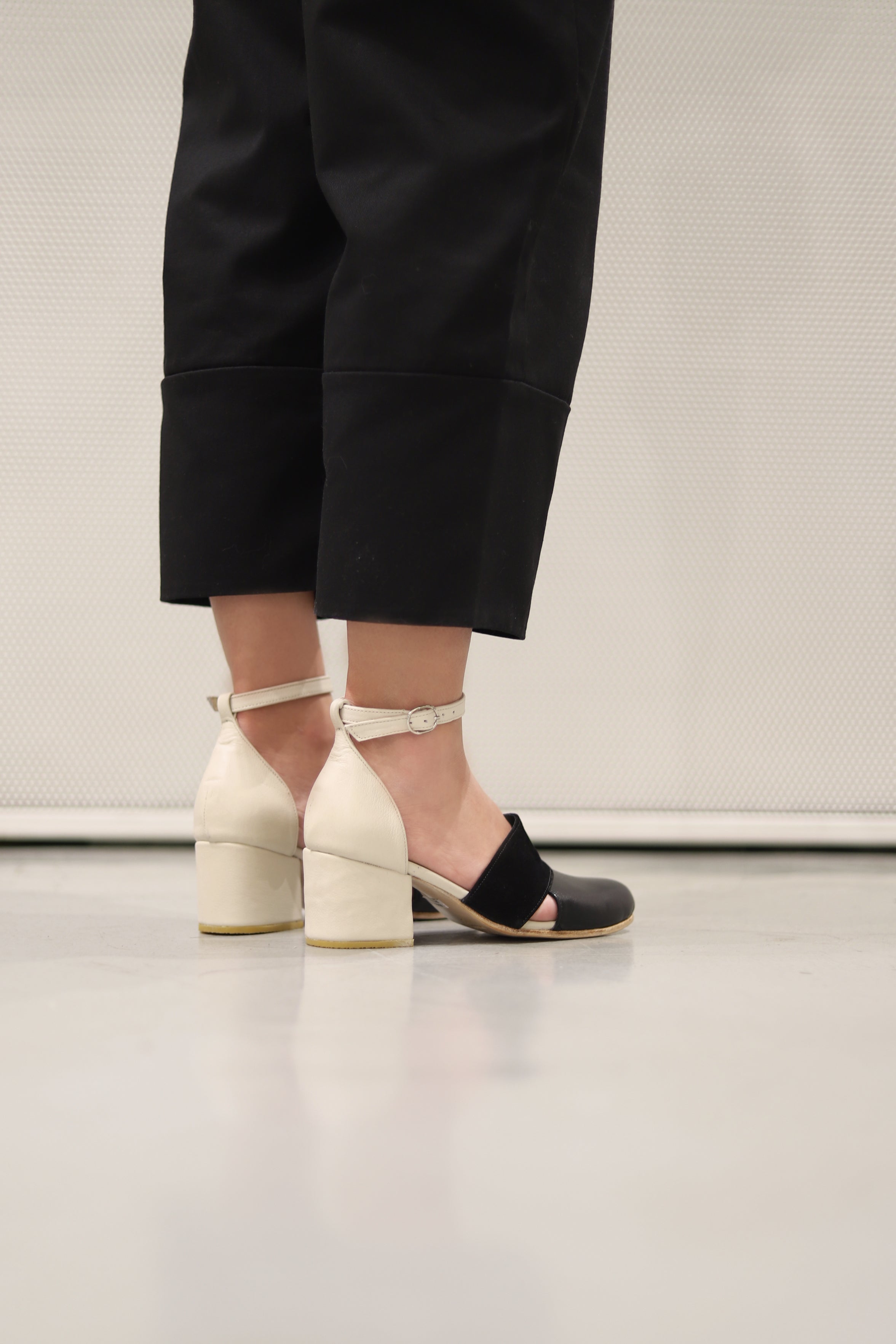 Zapato Mara Blanco Negro