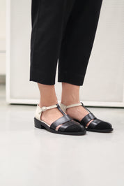 Zapato Gia Blanco Negro