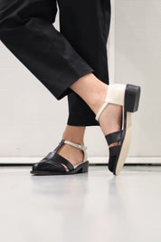 Zapato Gia Blanco Negro