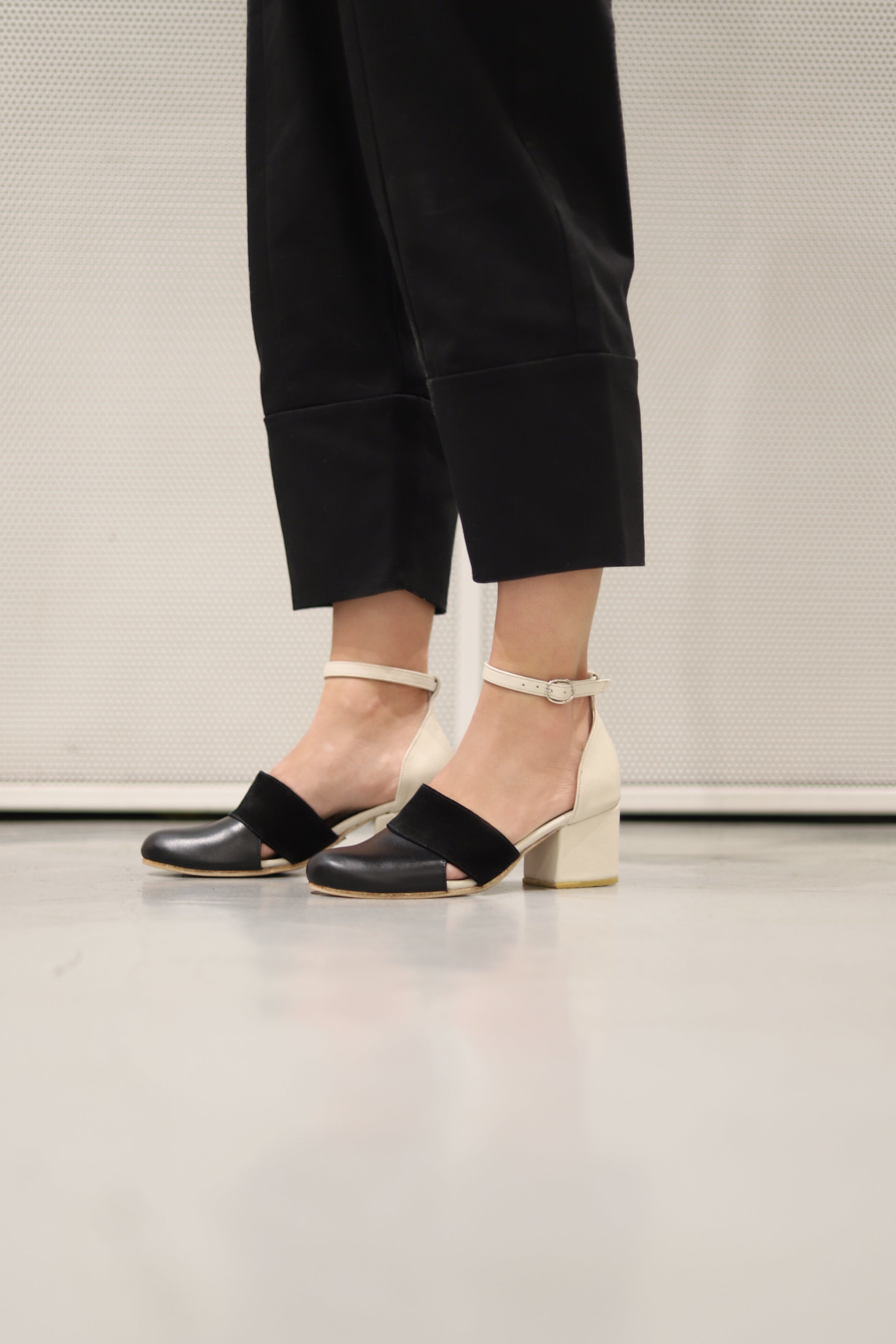 Zapato Mara Blanco Negro