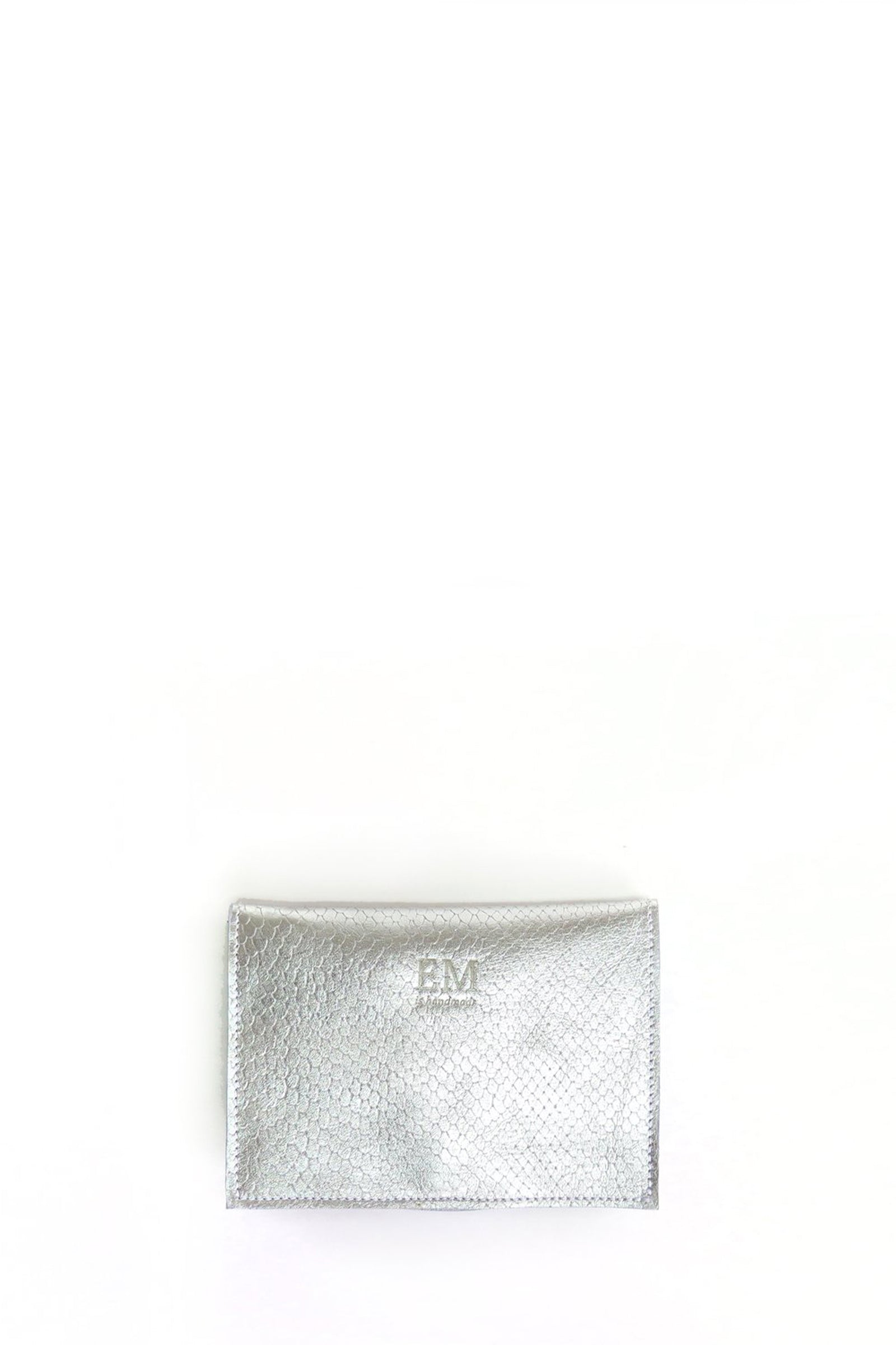 Billetera N.3 Plateado Escamas