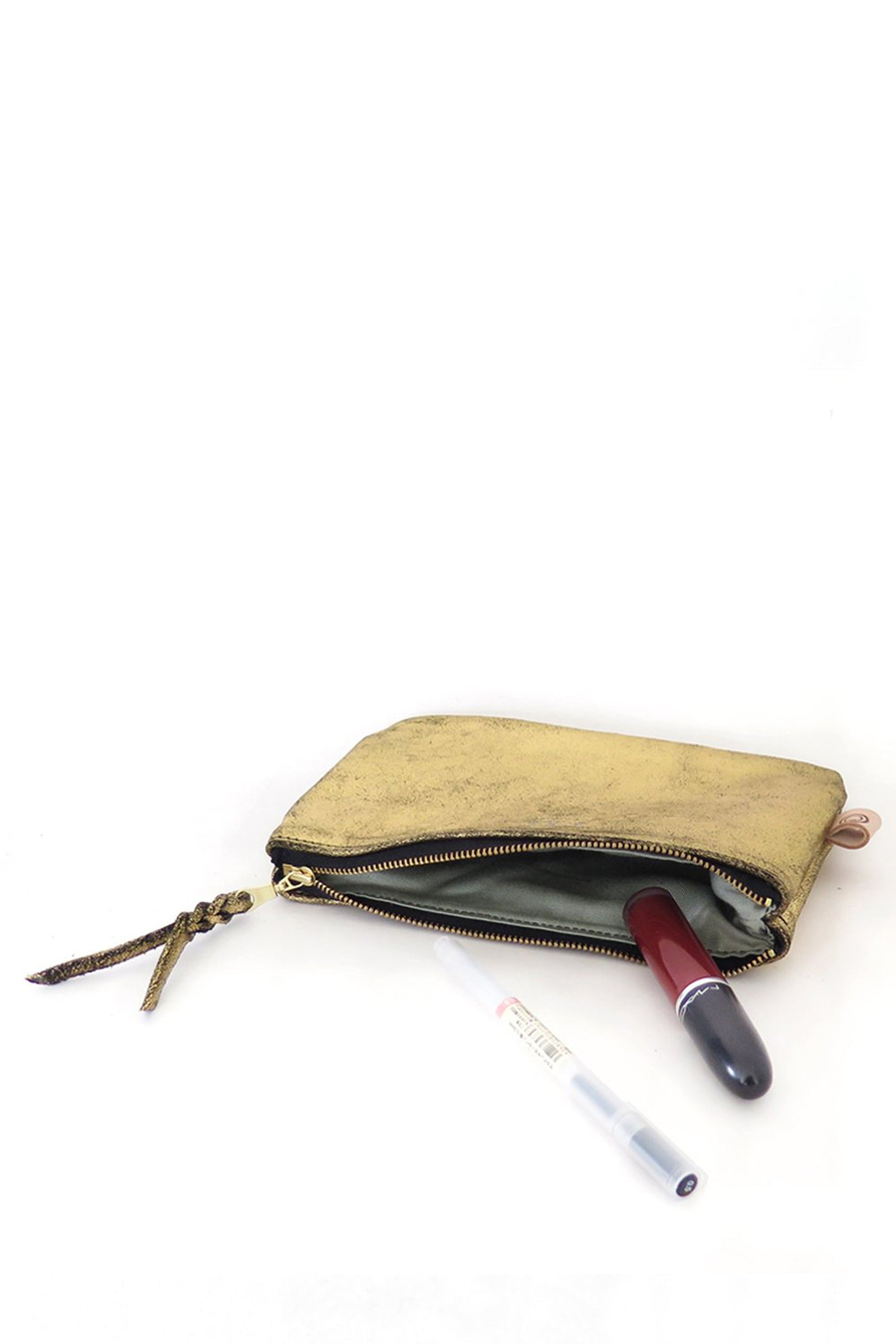 Estuche N.2 Mediano Dorado