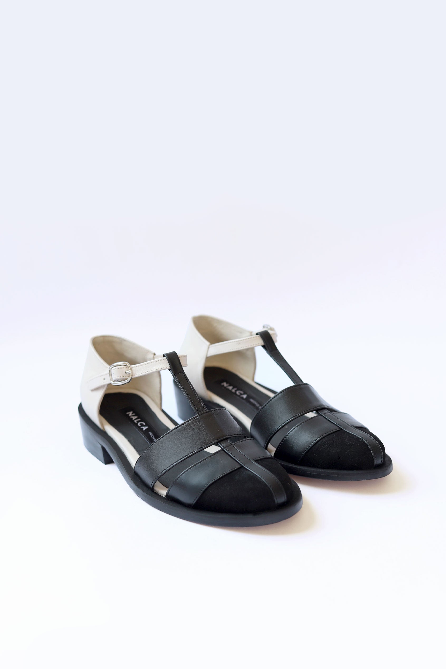 Zapato Gia Blanco Negro