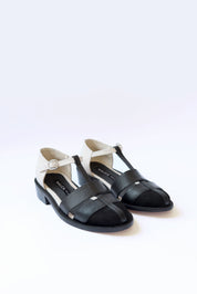 Zapato Gia Blanco Negro