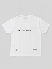 POLERA BLANCA ¿QUÉ VOY A VER QUE TÚ OLVIDARÁS?
