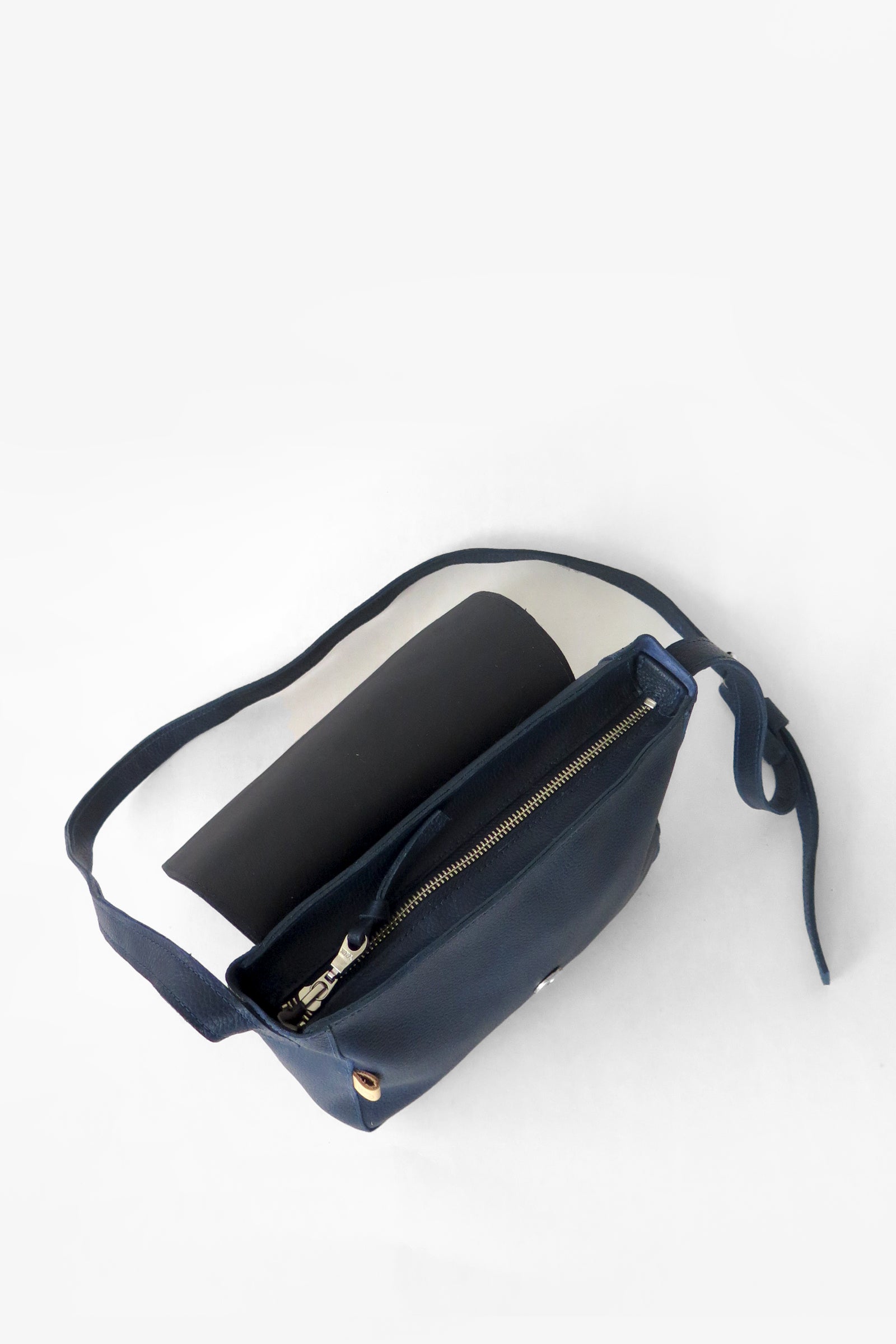 Cartera N.48 - Azul Marino Grano