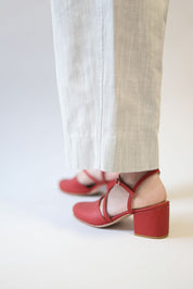 Zapato Hualle Rojo