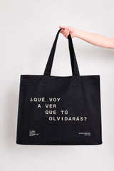 Maxi Tote ¿Qué voy a ver que tú olvidarás?