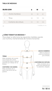 BLUSA LEAN NEGRA