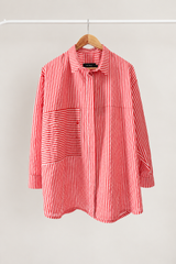 CAMISA CAO ROJO/ROSADO