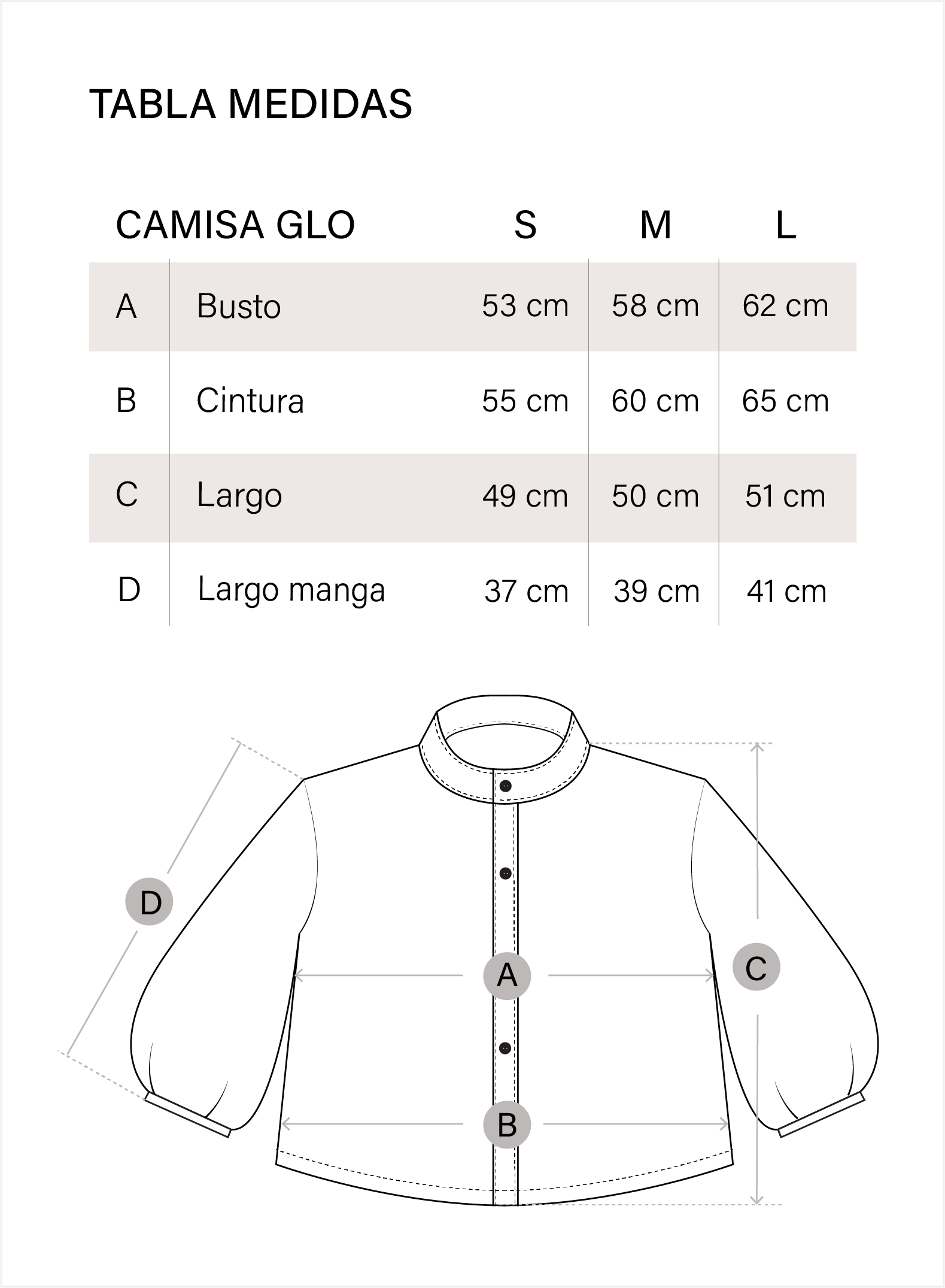 CAMISA GLO ROJA
