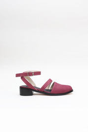 Zapato Olivo burdeo