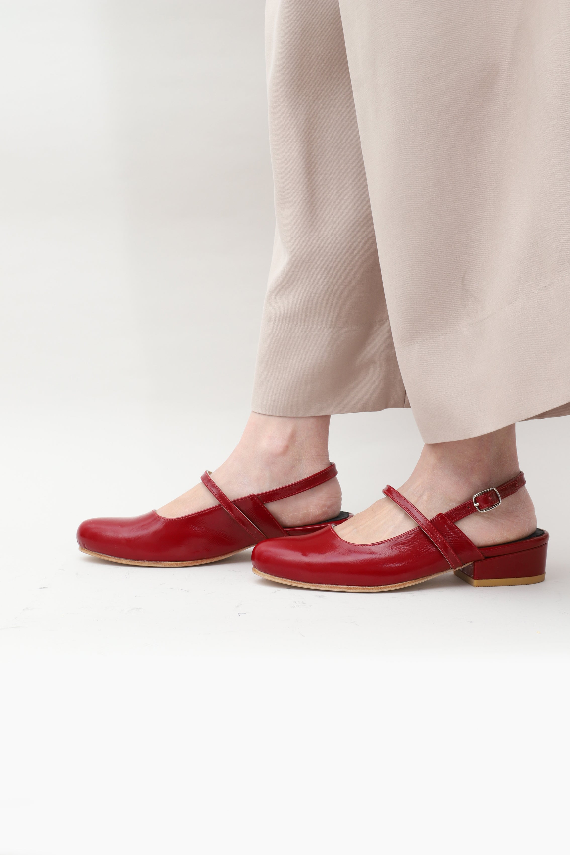 Zapato Calo Rojo