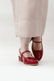 Zapato Calo Rojo