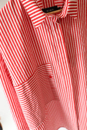 CAMISA CAO ROJO/ROSADO