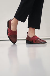 Zapato Peca burdeo