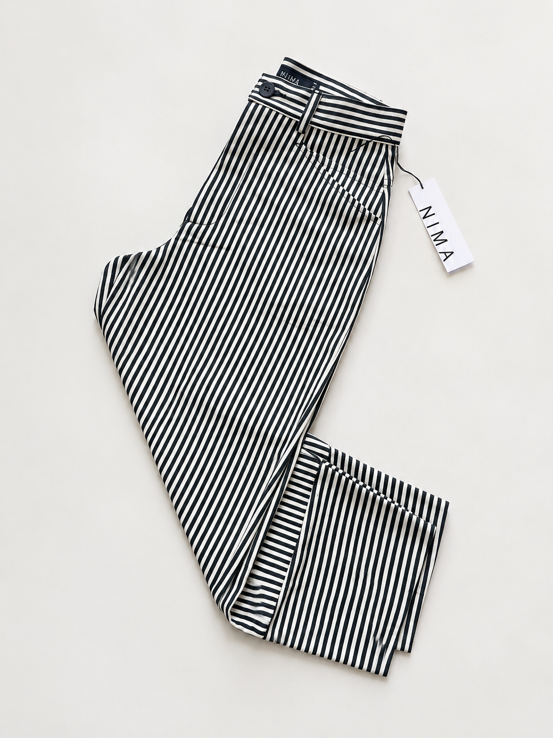PANTALON IRE BLANCO NEGRO