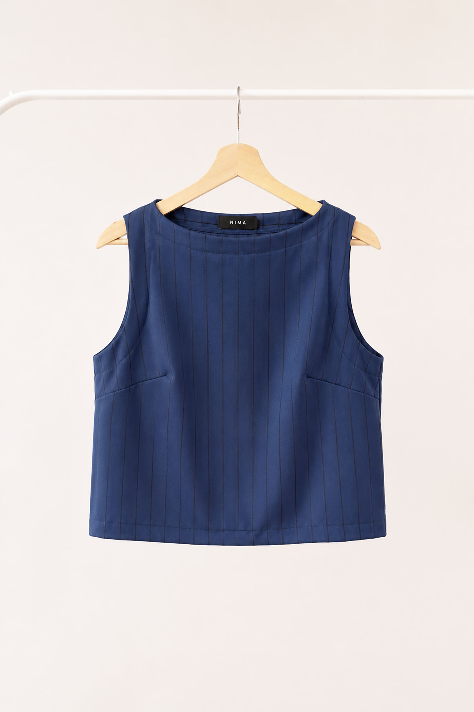 TOP ELA AZUL LISTADO