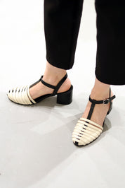 Zapato Tevo Blanco Negro