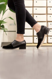 Zapato Tepa Negro