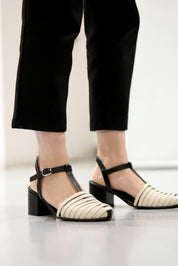 Zapato Tevo Blanco Negro