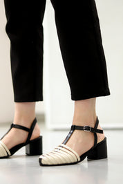 Zapato Tevo Blanco Negro