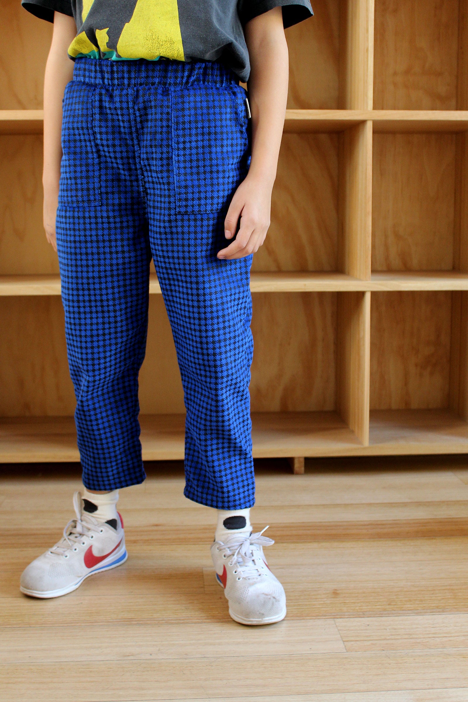 Pantalón cotelé pata de gallo